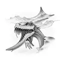 pterodactyl tattoo design idea