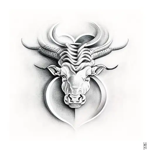 tauro tattoo design idea