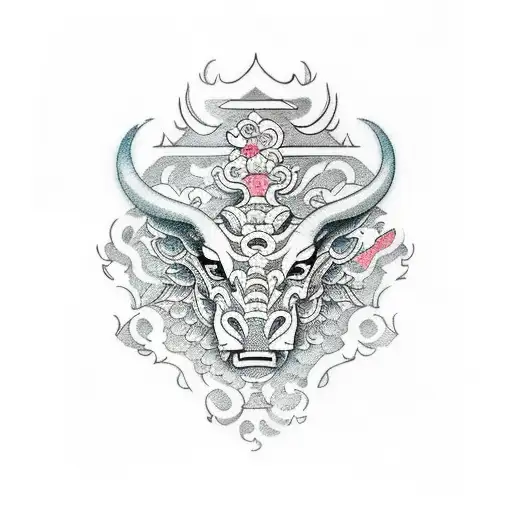 tauro tattoo design idea