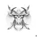taurus tattoo design idea