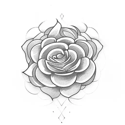 Flower shamrock tattoo design idea