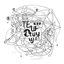 Never try, never know. Like science, IT, freedom tattoo design idea