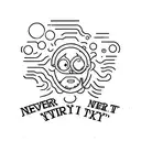 Never try, never know. Like science, IT tattoo design idea