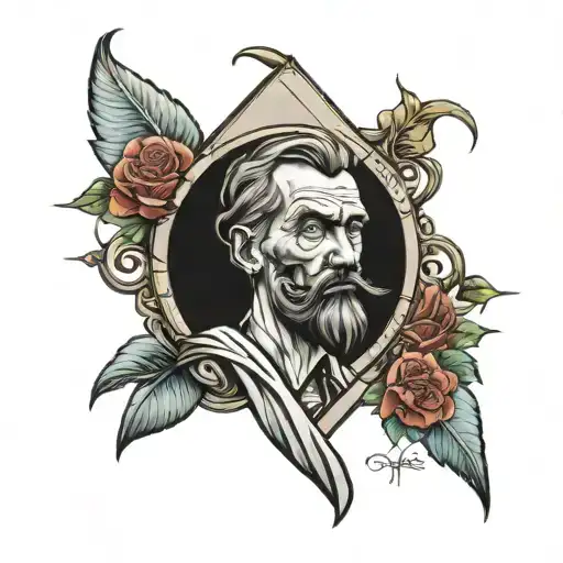 21st century Job from Bible tattoo design idea