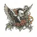 21st century Job from Bible tattoo design idea