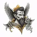 21st century Job from Bible tattoo design idea