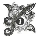 number 18 where the 8 is an infinity symbol  tattoo design idea