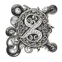 number 18 where the 8 is an infinity symbol  tattoo design idea