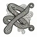 number 18 where the 8 is an infinity symbol  tattoo design idea