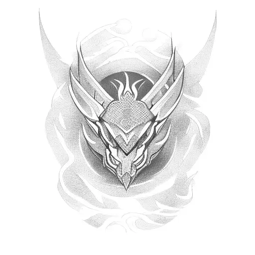 fearless symbol tattoo design idea