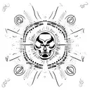 fearless symbol tattoo design idea