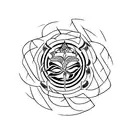 fearless symbol tattoo design idea