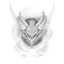 fearless symbol tattoo design idea