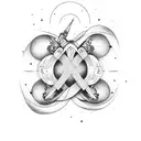 I love you infinity and beyond tattoo design idea