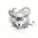 I love you infinity and beyond tattoo design idea