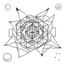 matching tattoos, Polaris star, minimalist, friendship for ever tattoo design idea