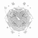 matching tattoos, Polaris star, minimalist, friendship for ever tattoo design idea