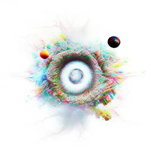 Prize for everything Balance out of extremes Nomad Lust Tornado, chaotic All at once tattoo design idea