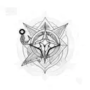 Prize for everything Balance out of extremes Nomad Lust Tornado, chaotic All at once tattoo design idea