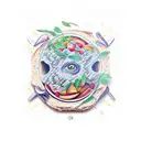 Lidl Cantabria Hummus de lombriz tattoo design idea
