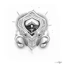 karma pistol tattoo design idea