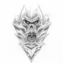 dlfull neck throat tattoo warrior  tattoo design idea