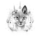 money women casino tattoo design idea