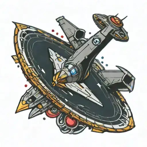 uss enterprise nx-01 tattoo design idea