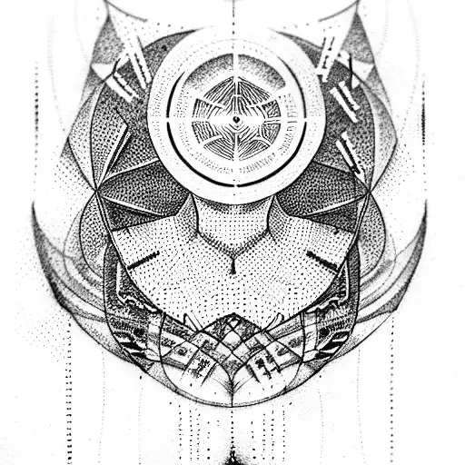 matrix code tattoo design idea