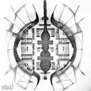 matrix bit code tattoo design idea