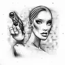 matrix bit code tattoo design idea