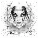 matrix code tattoo design idea