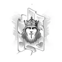 King Arthur full hand tattoo design idea