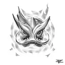 ben 10, ghostfreak, omnitrix, ripjaws  tattoo design idea