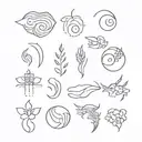 1966 1971 2001 2005 tattoo design idea