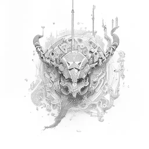 crypto tattoo design idea