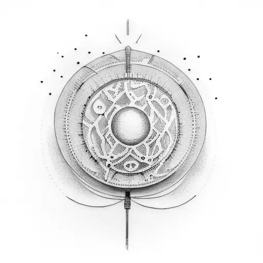 disc golf tattoo design idea