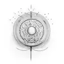 disc golf tattoo design idea