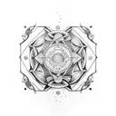 disc golf tattoo design idea