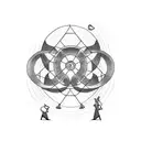 disc golf tattoo design idea