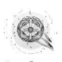 disc golf tattoo design idea