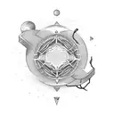 disc golf tattoo design idea