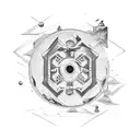 disc golf tattoo design idea