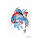 devil koi fish tattoo design idea