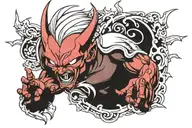 majin tattoo design idea