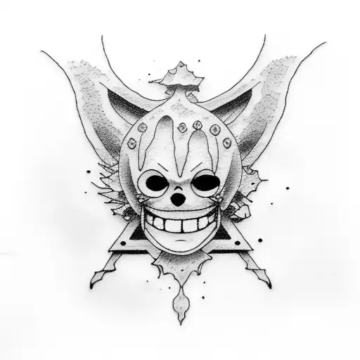 Luffy  tattoo design idea