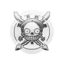 Luffy de one piece tattoo design idea