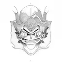 Luffy  tattoo design idea