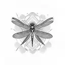 Dragonfly tattoo design idea