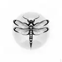 Dragonfly tattoo design idea